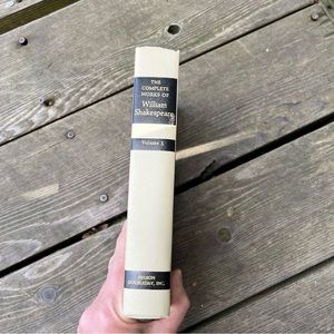 The Complete Works Of William Shakespeare Volume 1 Hardcover Book